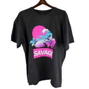 NWOT VTG Plus Size Street SAVAGE Graphic Tee shirt, Men's Size 2XL